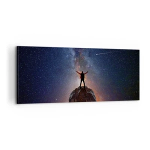 Schilderen op canvas - De Kracht is bij mij! - 100x40 cm
