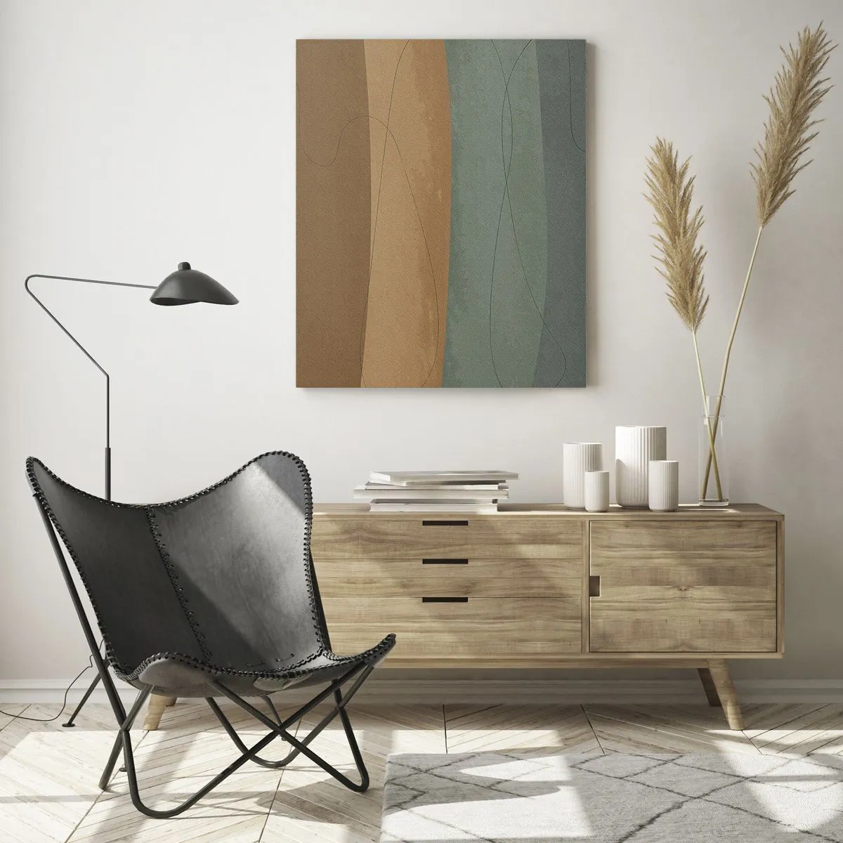 Schilderen op glas - Horizontale compositie - 50x70 cm