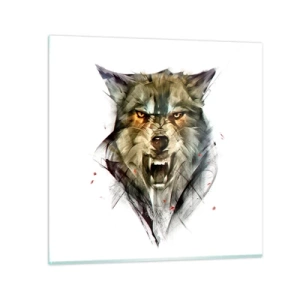 Schilderen op glas - Blijf staan! - 30x30 cm