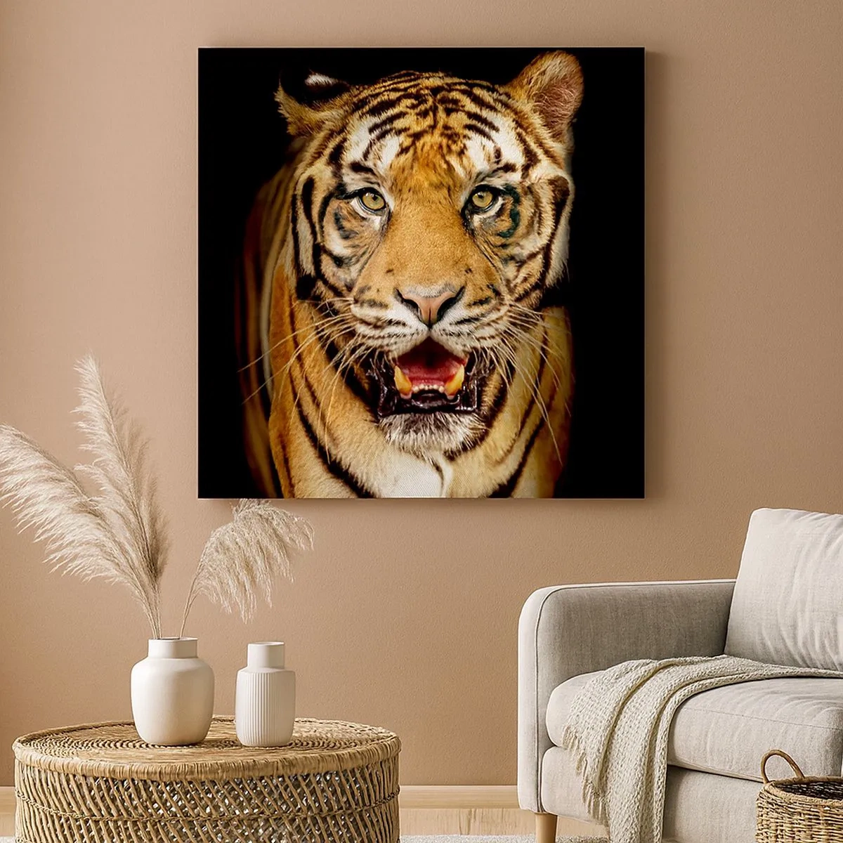 Schilderen op canvas - Wildheid in het hart - 30x30 cm