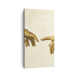 Schilderen op canvas - Goddelijke geometrie - 45x80 cm