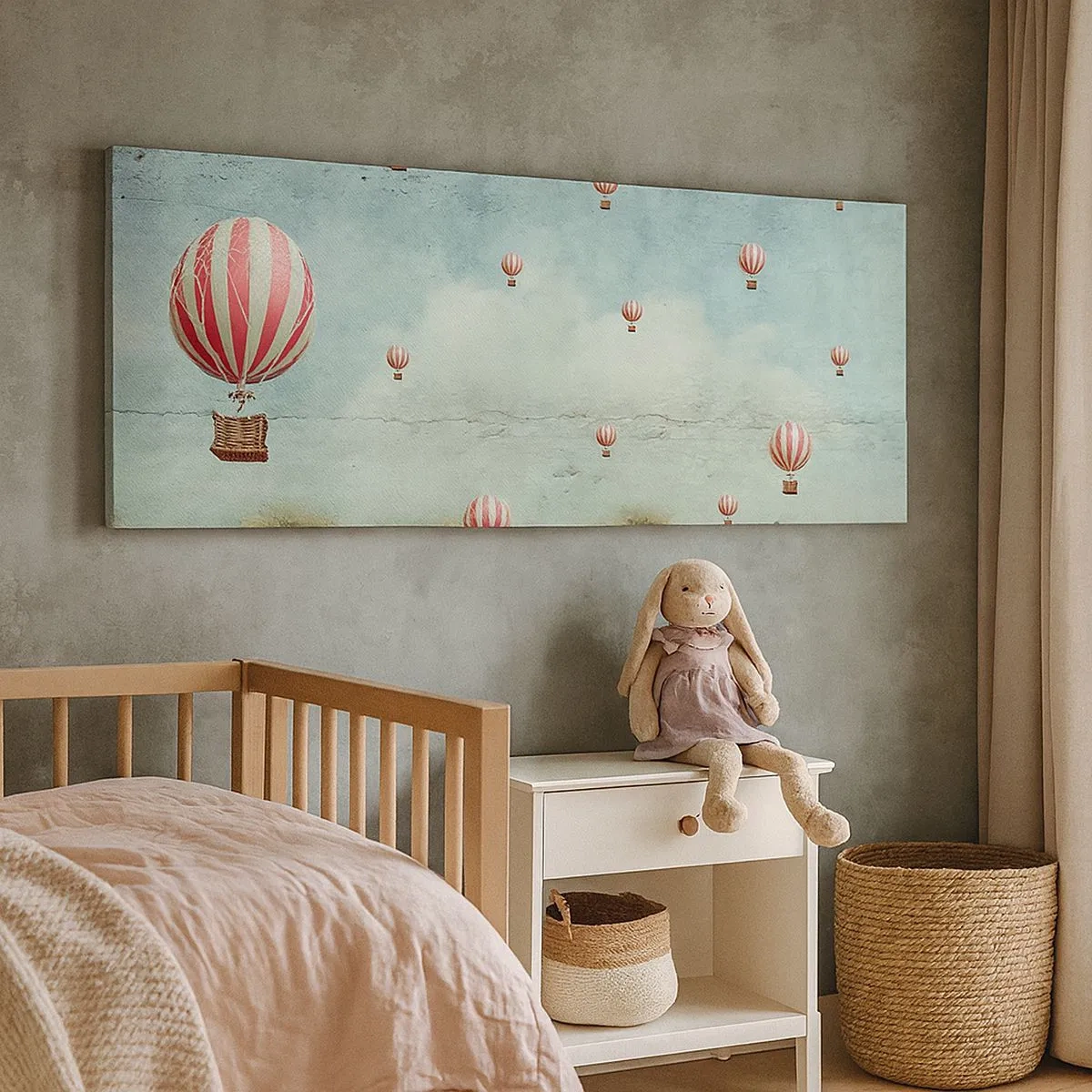 Schilderen op canvas - Vrij van de drukte van het leven - 100x40 cm