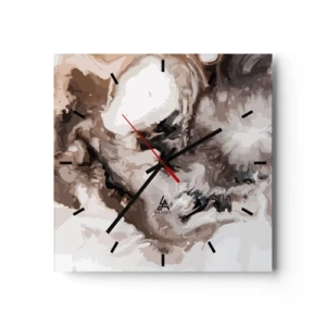 Wandklok - Klok - De geboorte van een sterrenstelsel - 30x30 cm