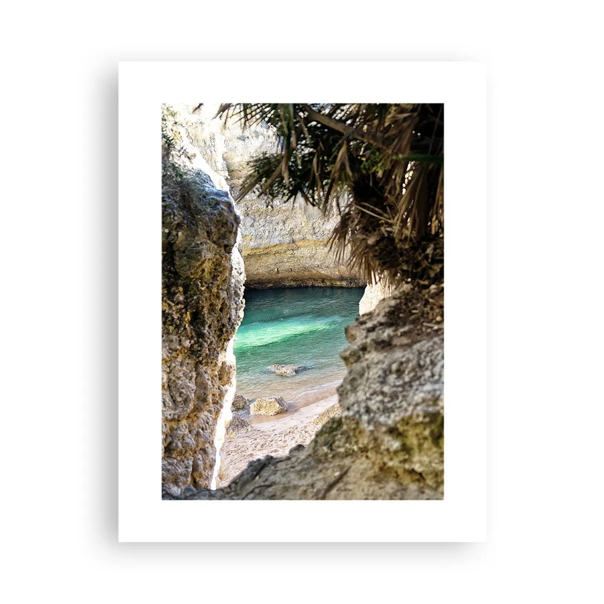 Poster - Turkoois baai - 30x40 cm