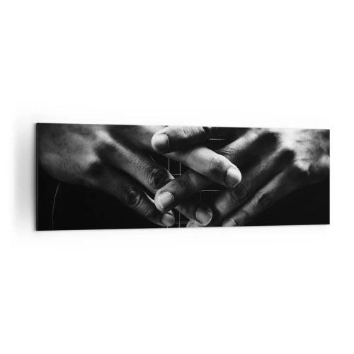 Schilderen op canvas - Gebed van de kunstenaar - 160x50 cm