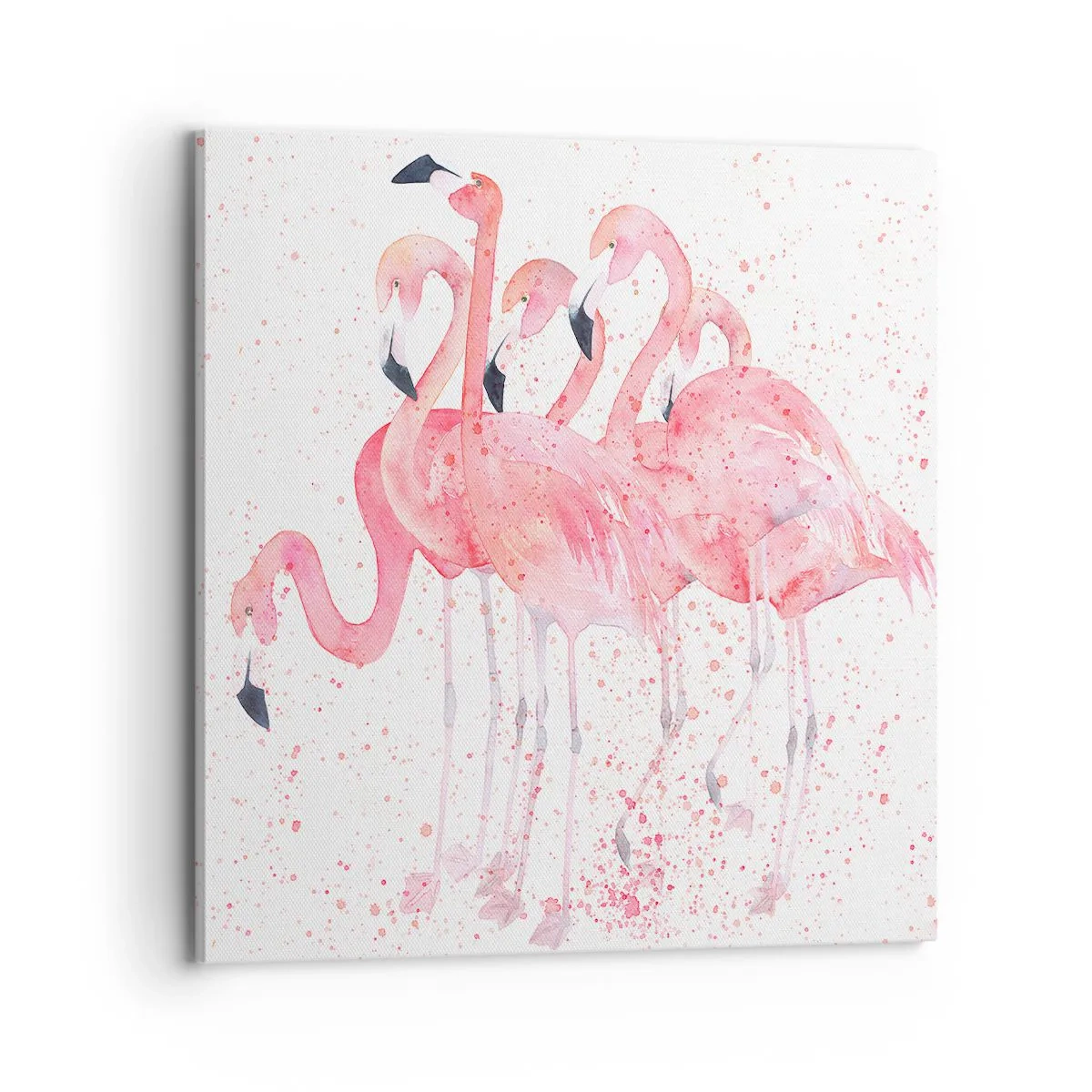 Schilderen op canvas - Roze ensemble - 70x70 cm