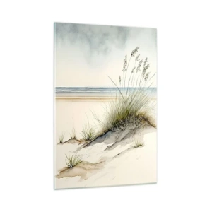 Schilderen op glas - Vertroeteld door de wind - 70x100 cm