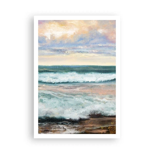 Poster - Hier maak je je ziel glad - 70x100 cm