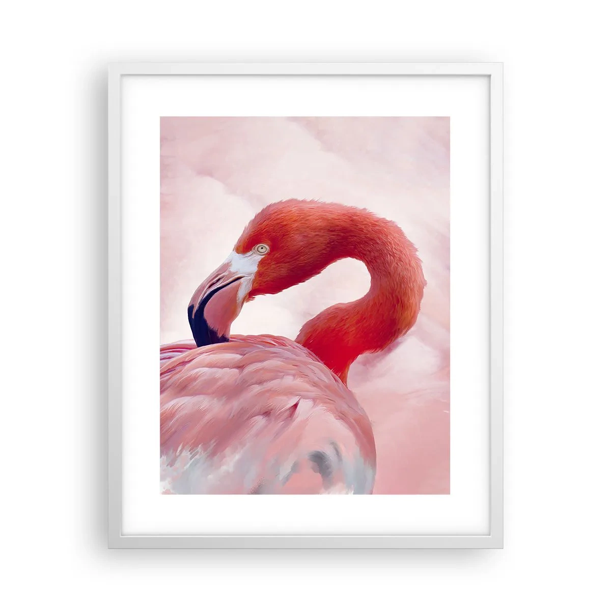 Poster in een witte lijst - Vogel schoonheid - 40x50 cm