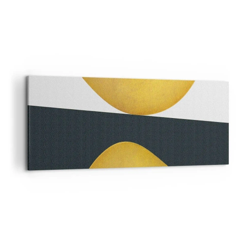 Schilderen op canvas - Ten eerste: goud - 120x50 cm