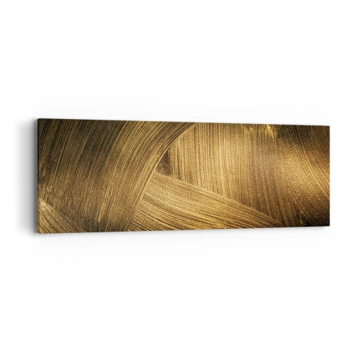 Schilderen op canvas - In een gouden doolhof - 90x30 cm