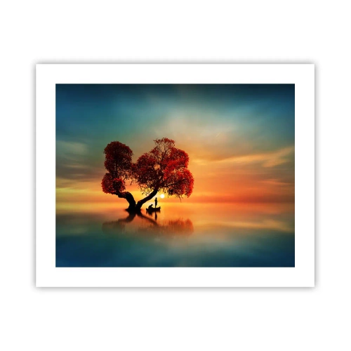 Poster - Afstanders en de stilte van de wereldlozen - 50x40 cm