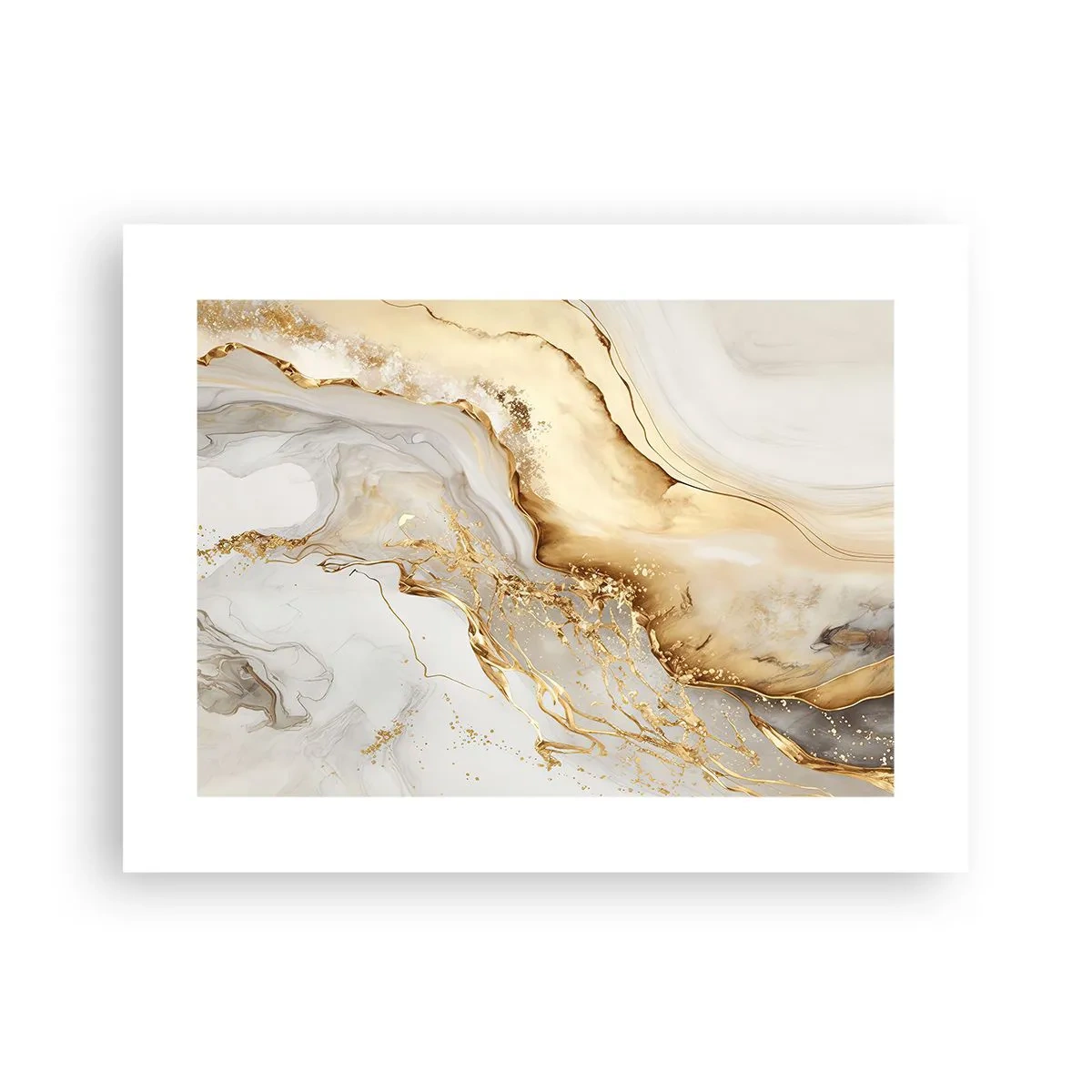 Poster - Abstractie: schoonheid en goedheid - 40x30 cm