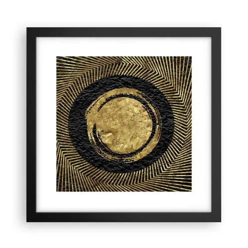 Poster in een zwarte lijst - Glamour-compositie - 30x30 cm