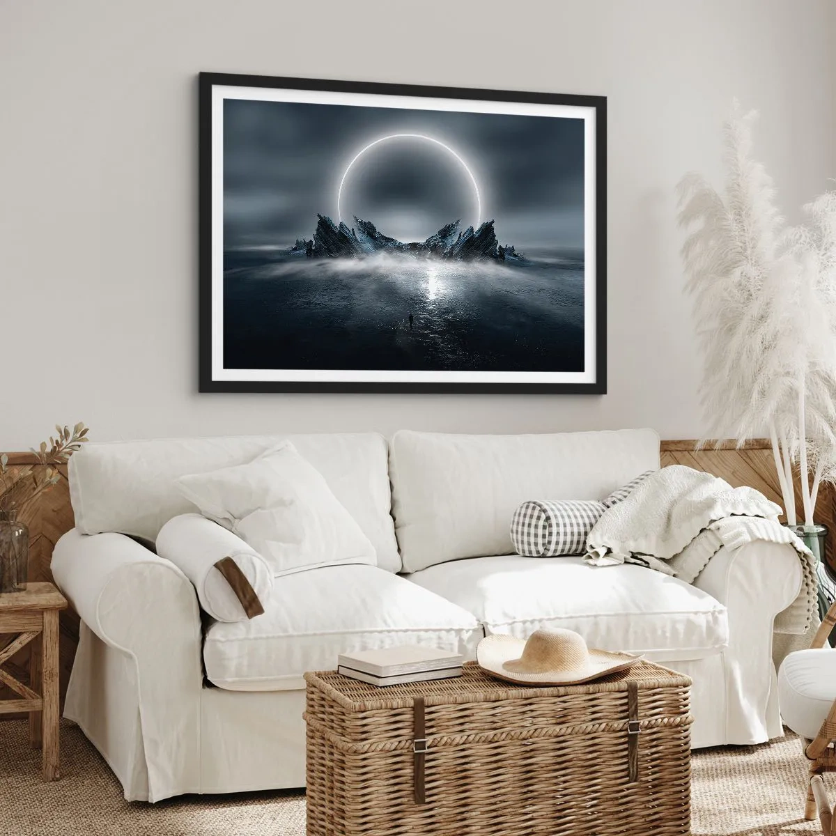 Poster in een zwarte lijst - Einde van het verhaal - 70x50 cm