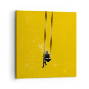 Schilderen op canvas - Dag als iedere dag - 70x70 cm