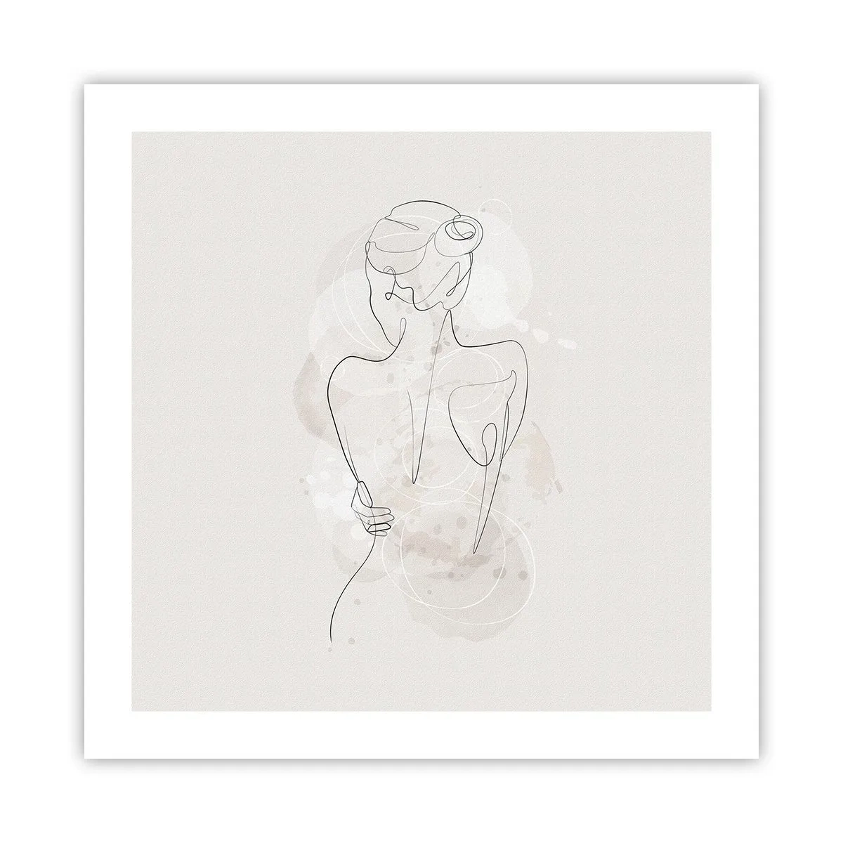 Poster - Als een gevoelig instrument - 50x50 cm