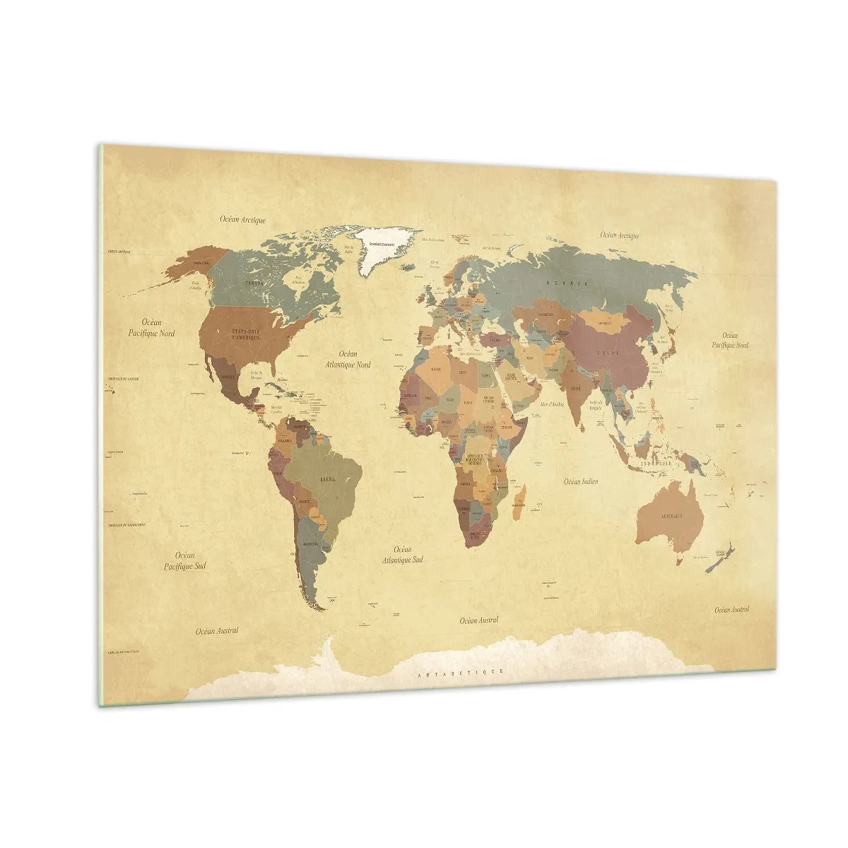 Schilderen op glas - Voor jou - de hele wereld - 100x70 cm