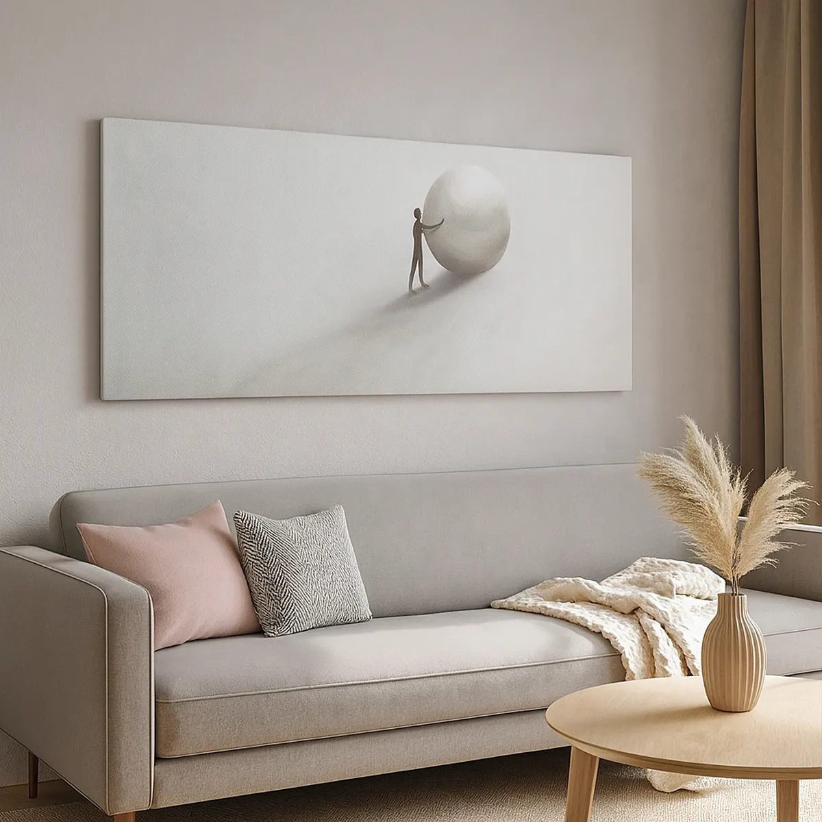 Schilderen op canvas - Het spel van het leven - 30x30 cm