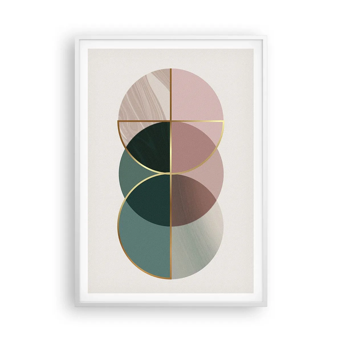 Poster in een witte lijst - Wiel voor wiel... - 70x100 cm