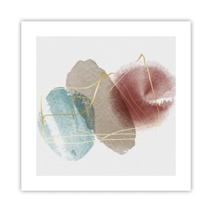 Poster - Koralen van de ruimte - 40x40 cm