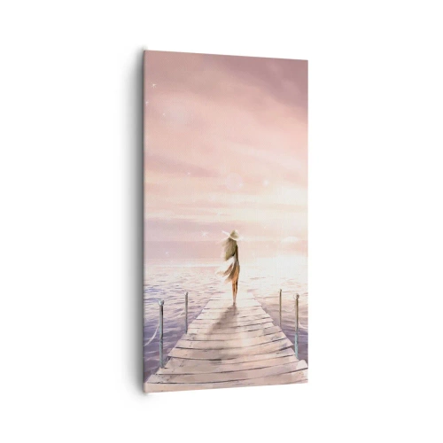 Schilderen op canvas - In het licht van een droom - 65x120 cm