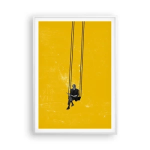 Poster in een witte lijst - Dag als iedere dag - 70x100 cm