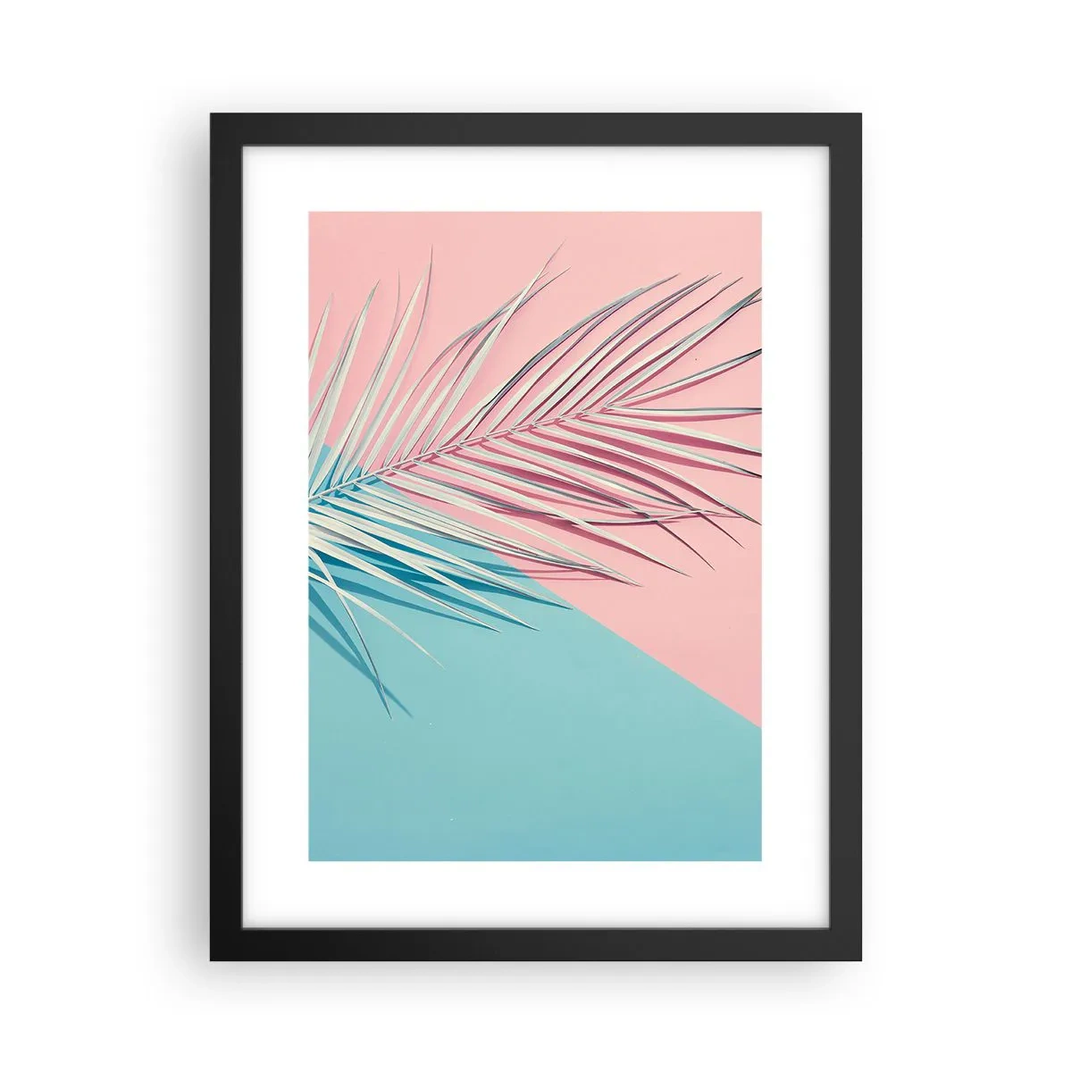 Poster in een zwarte lijst - Tropische impressie - 30x40 cm