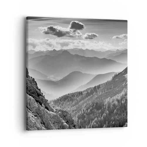 Schilderen op canvas - Tot aan de horizon - 40x40 cm