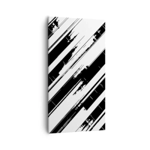 Schilderen op canvas - Een intense en dynamische compositie - 55x100 cm