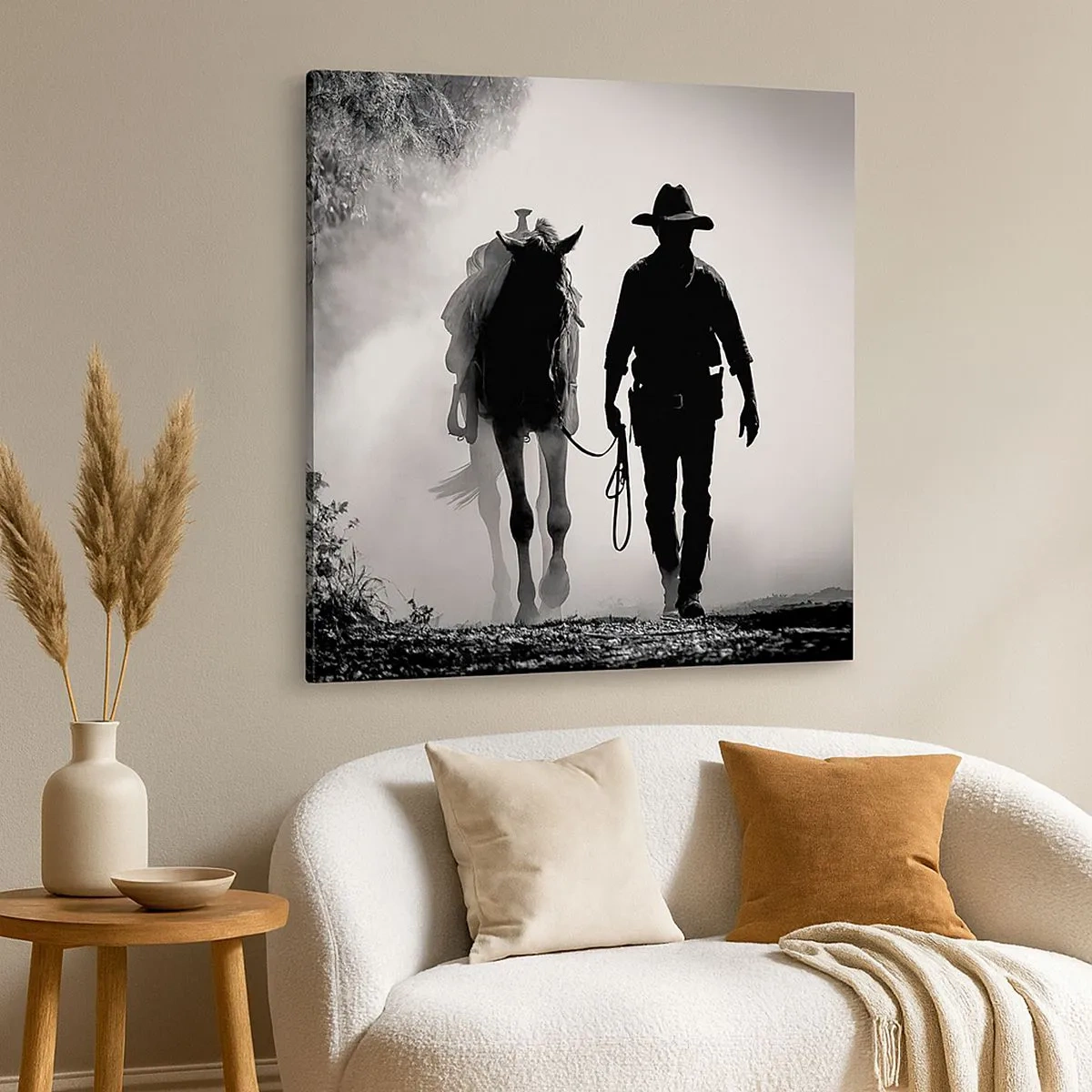 Schilderen op canvas - Texas ochtend - 30x30 cm