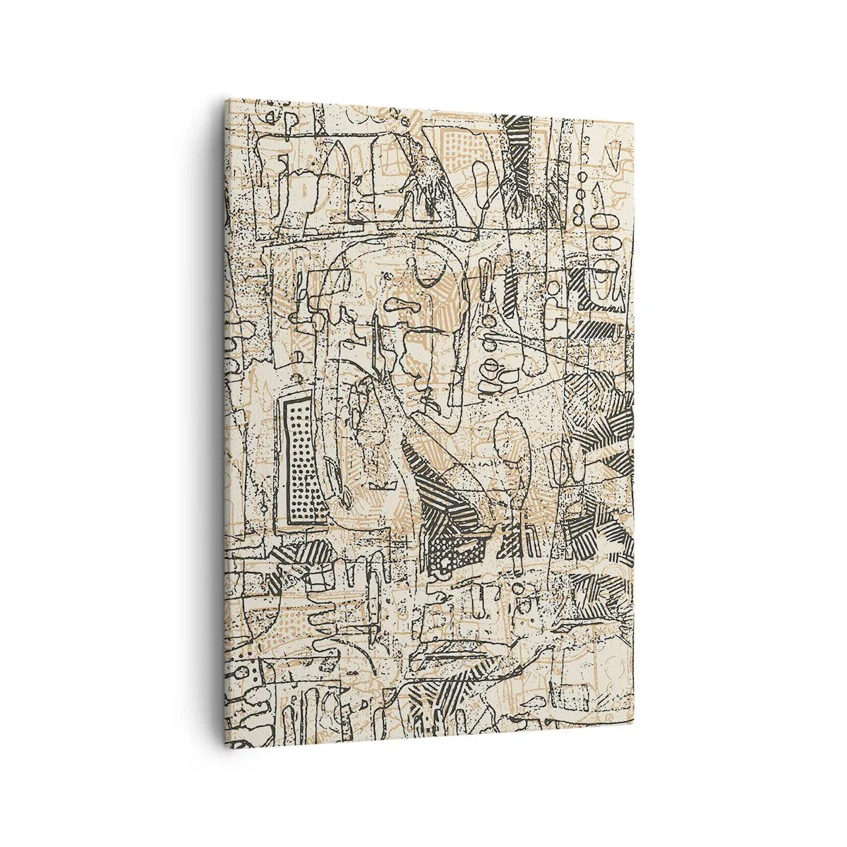 Schilderen op canvas - Het wacht om te worden gedecodeerd - 50x70 cm