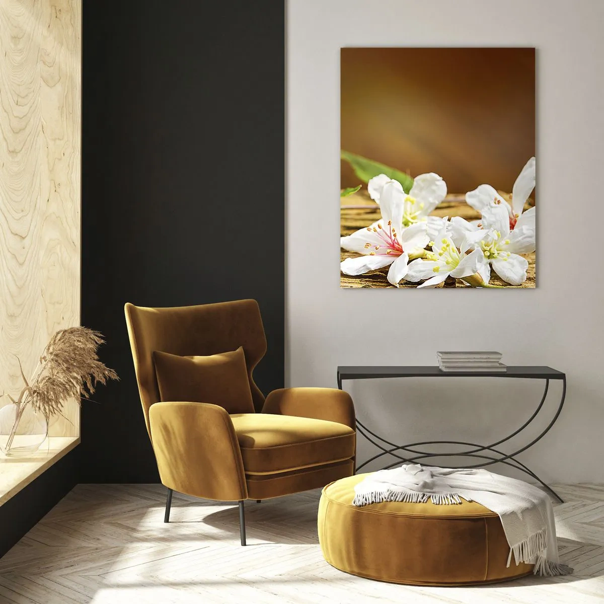 Schilderen op glas - Een onschuldige belofte - 50x70 cm