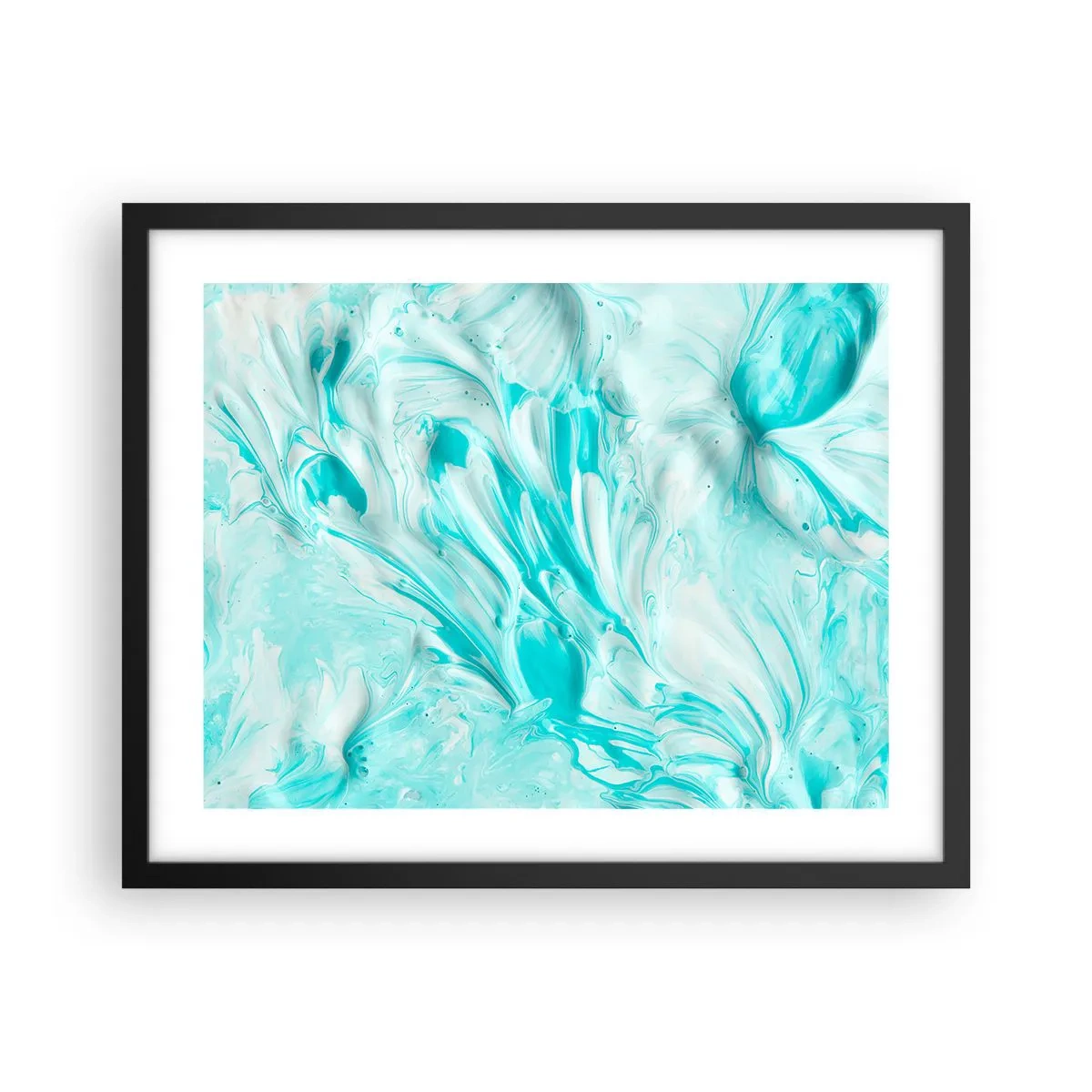 Poster in een zwarte lijst - Voor altijd samen - 50x40 cm