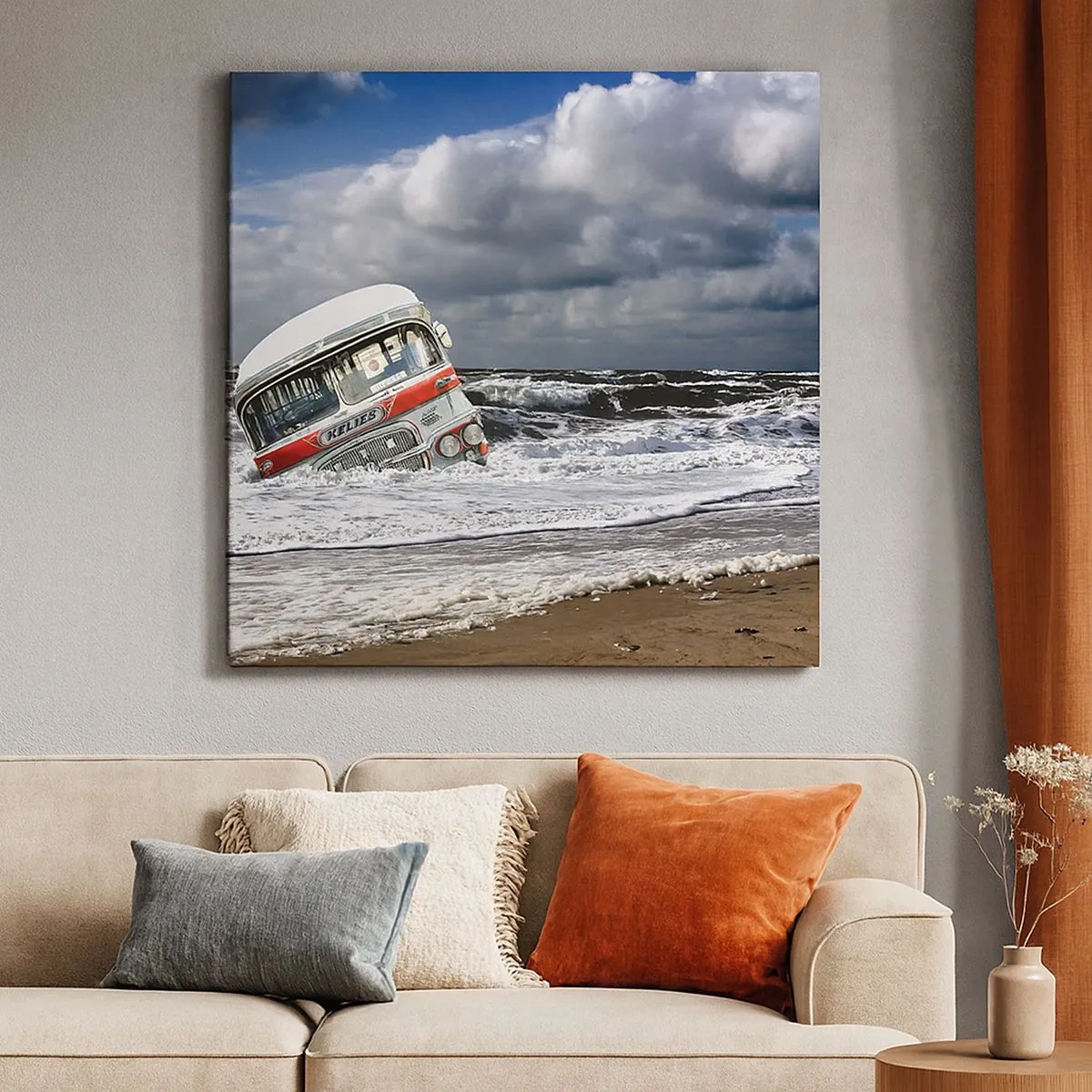 Schilderen op canvas - En je bent verrast? - 30x30 cm