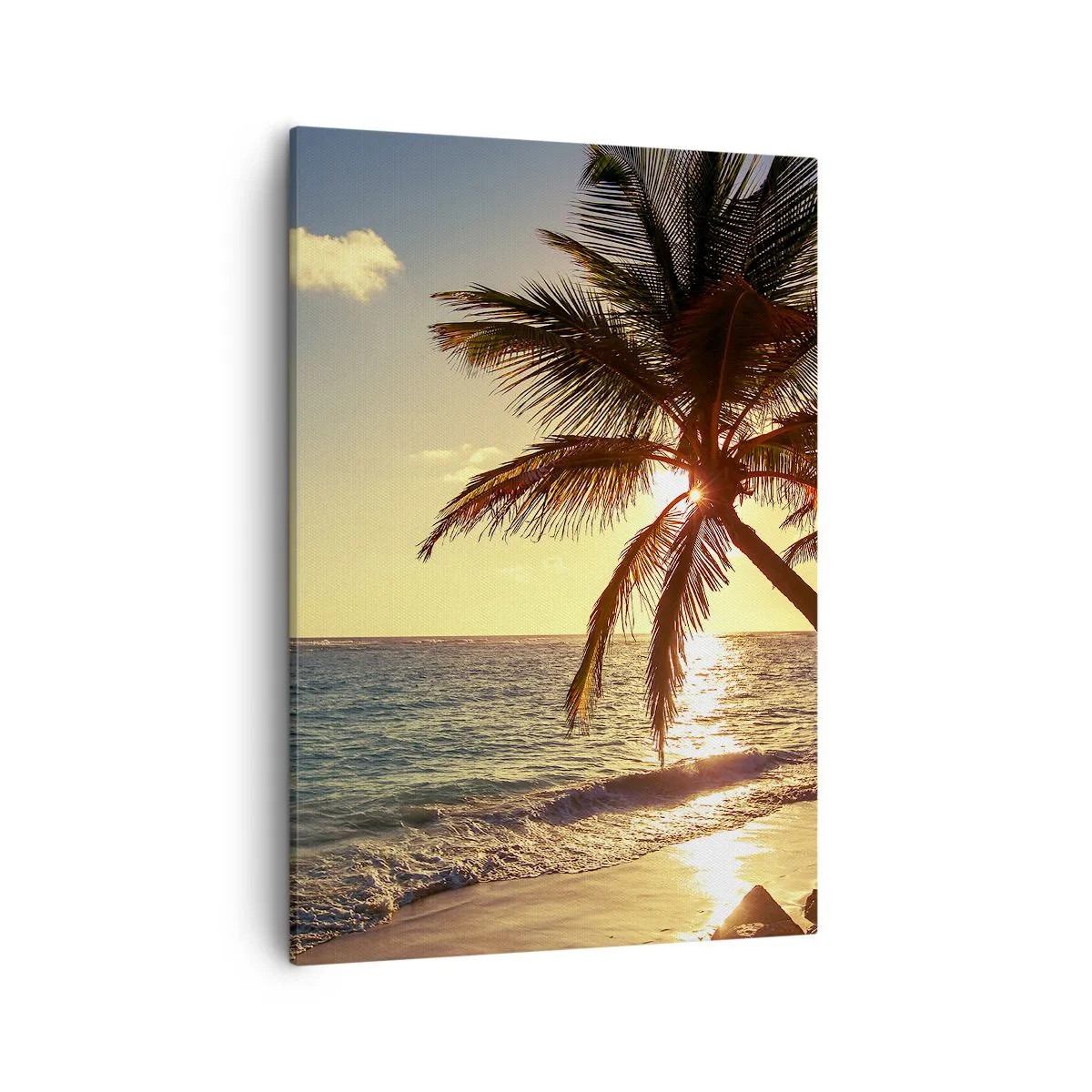 Schilderen op canvas - Zomer onder de palmbomen - 50x70 cm
