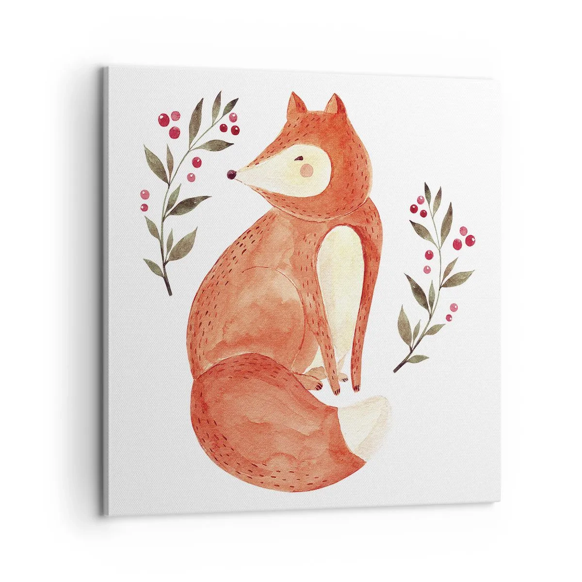 Schilderen op canvas - Kleine roodharige - 60x60 cm