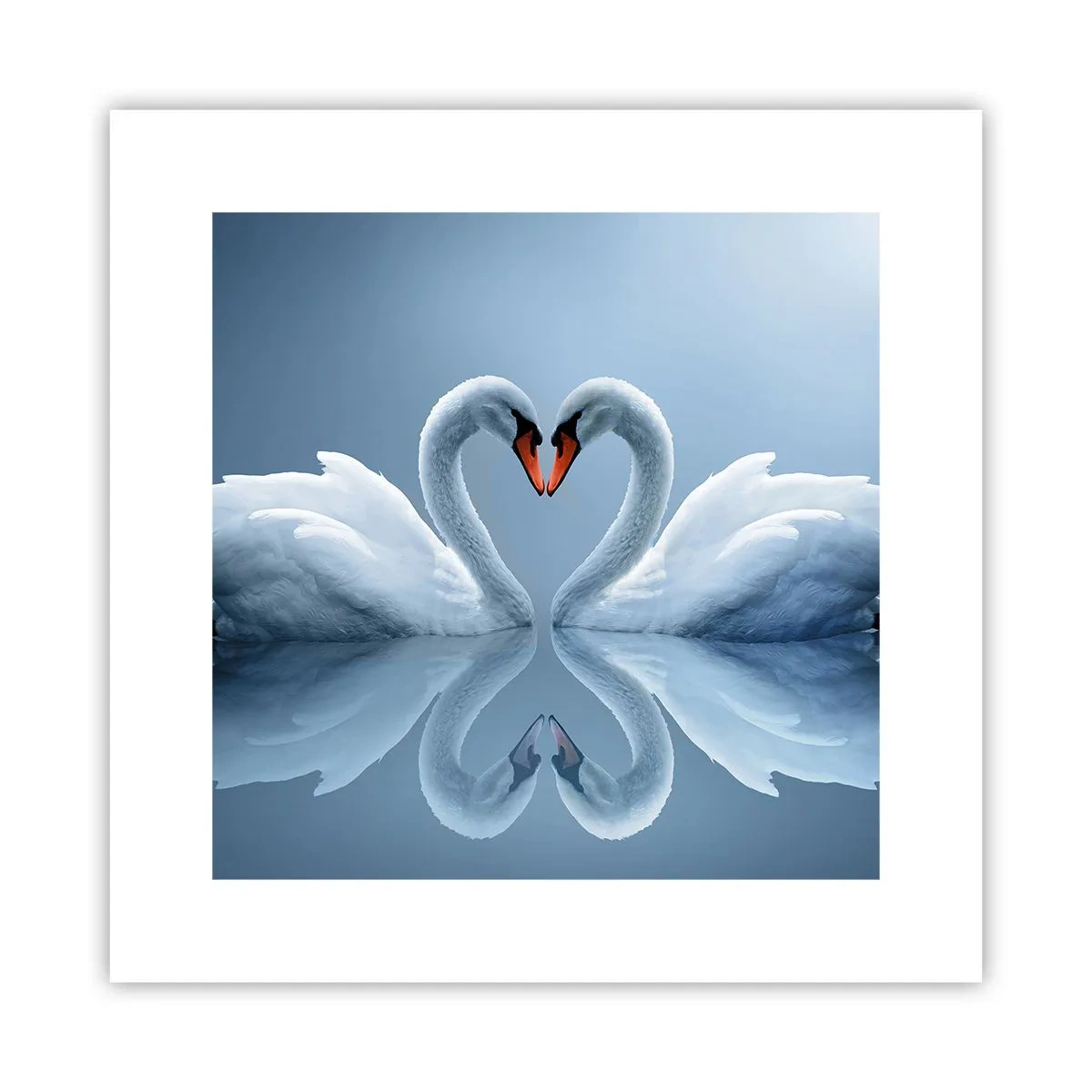 Poster - Tijd voor liefde - 30x30 cm