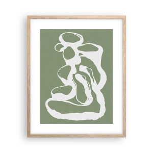 Een poster in een licht eiken lijst - De roep van de ruimte - 40x50 cm