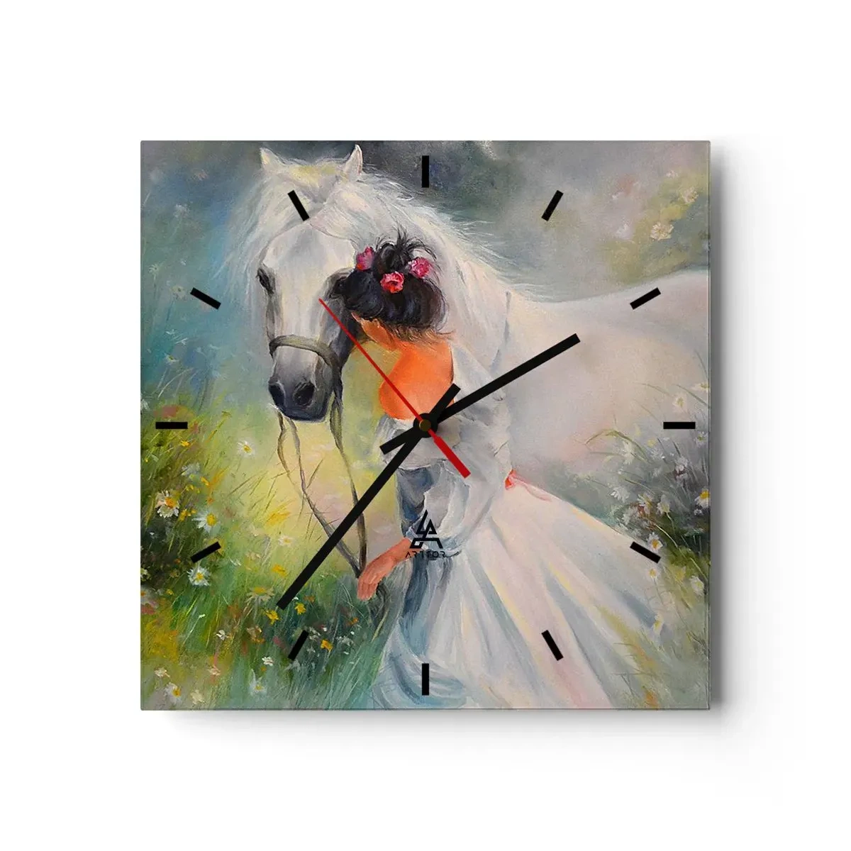 Wandklok - Klok - Als uit een mooie droom - 30x30 cm