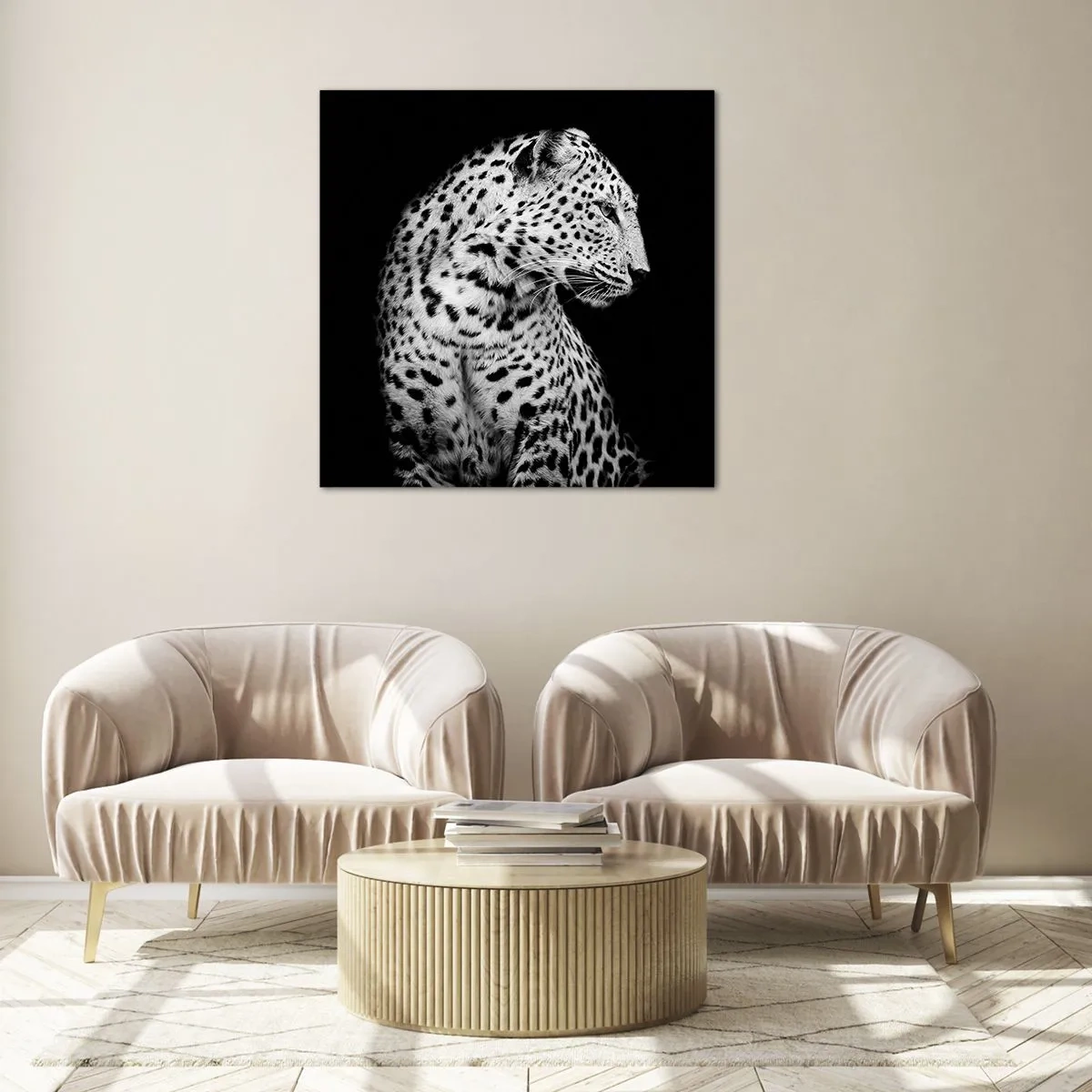 Schilderen op glas - Juist profiel perfect! - 70x70 cm