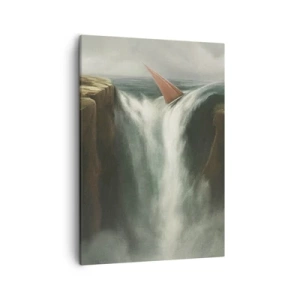 Schilderen op canvas - Een waarschuwing voor het leven - 50x70 cm