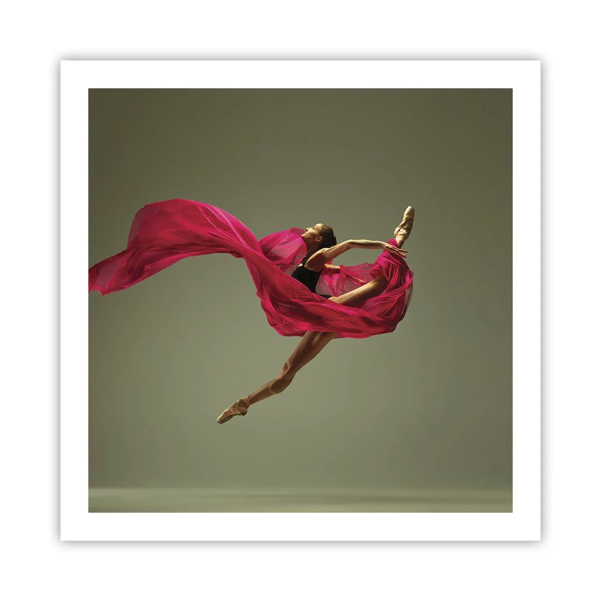 Poster - Dansende vlam - 60x60 cm