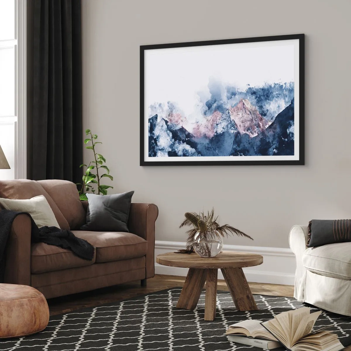 Poster in een zwarte lijst - Dit zijn de toppers! - 100x70 cm