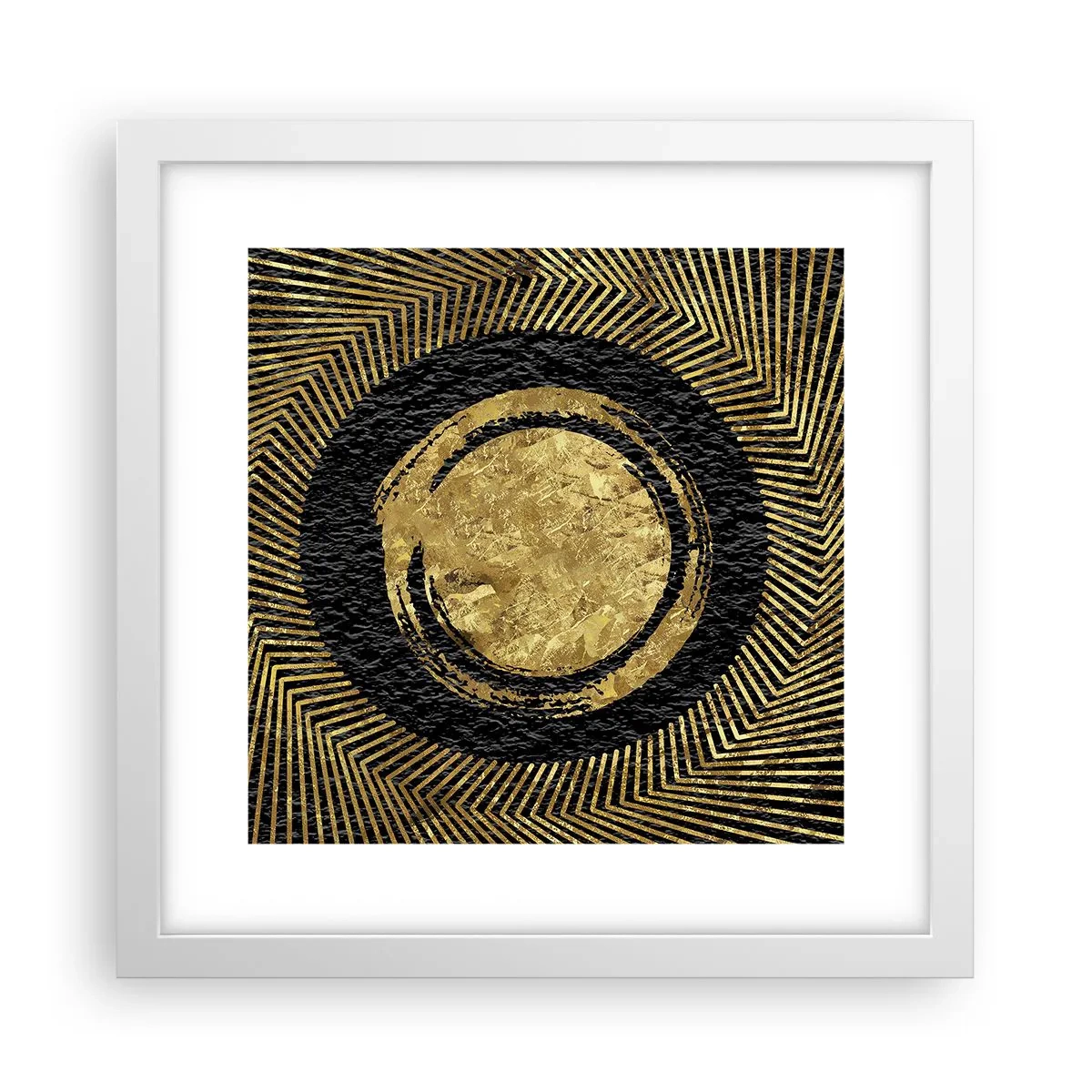 Poster in een witte lijst - Glamour-compositie - 30x30 cm