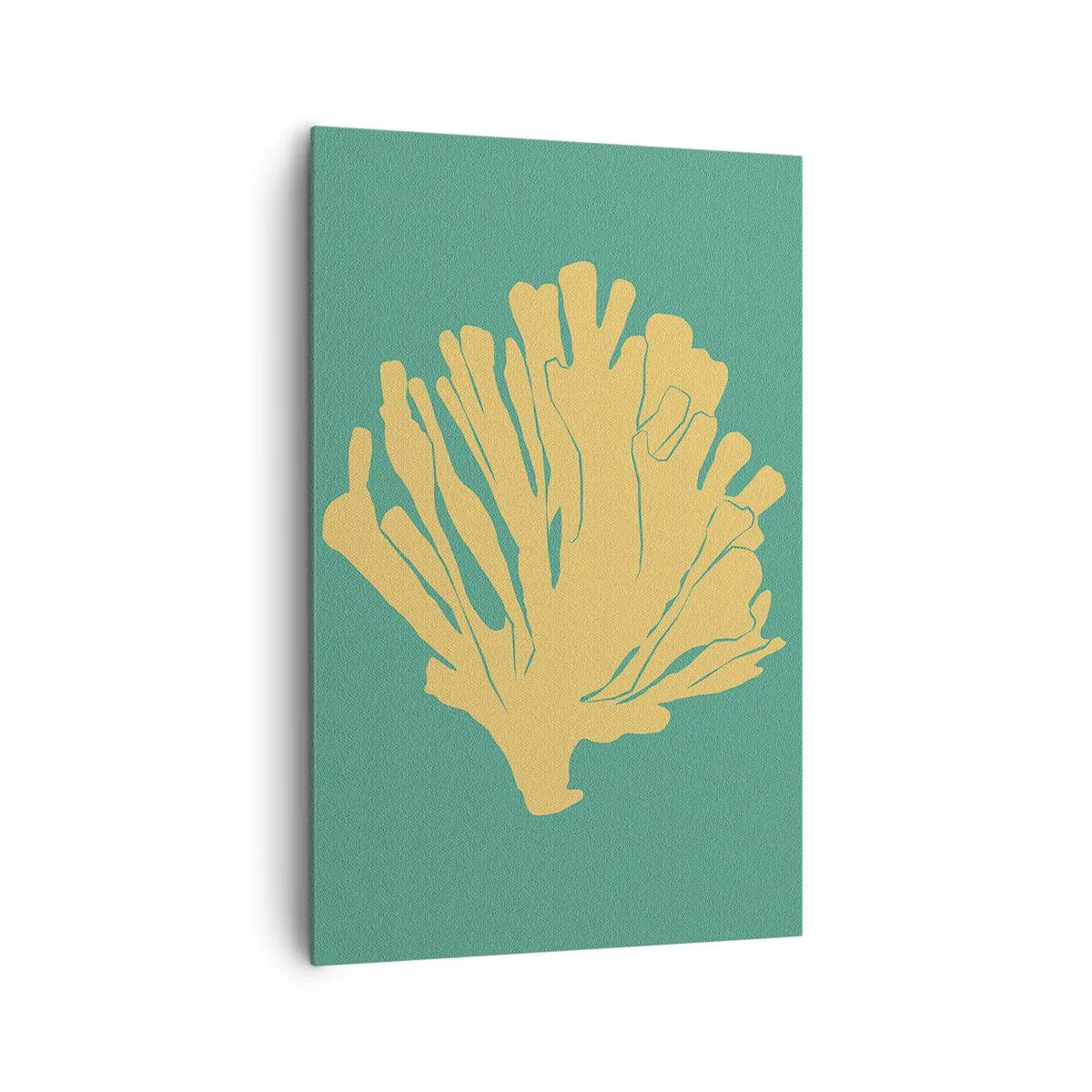 Schilderen op canvas - Onderwater bosstruik - 80x120 cm