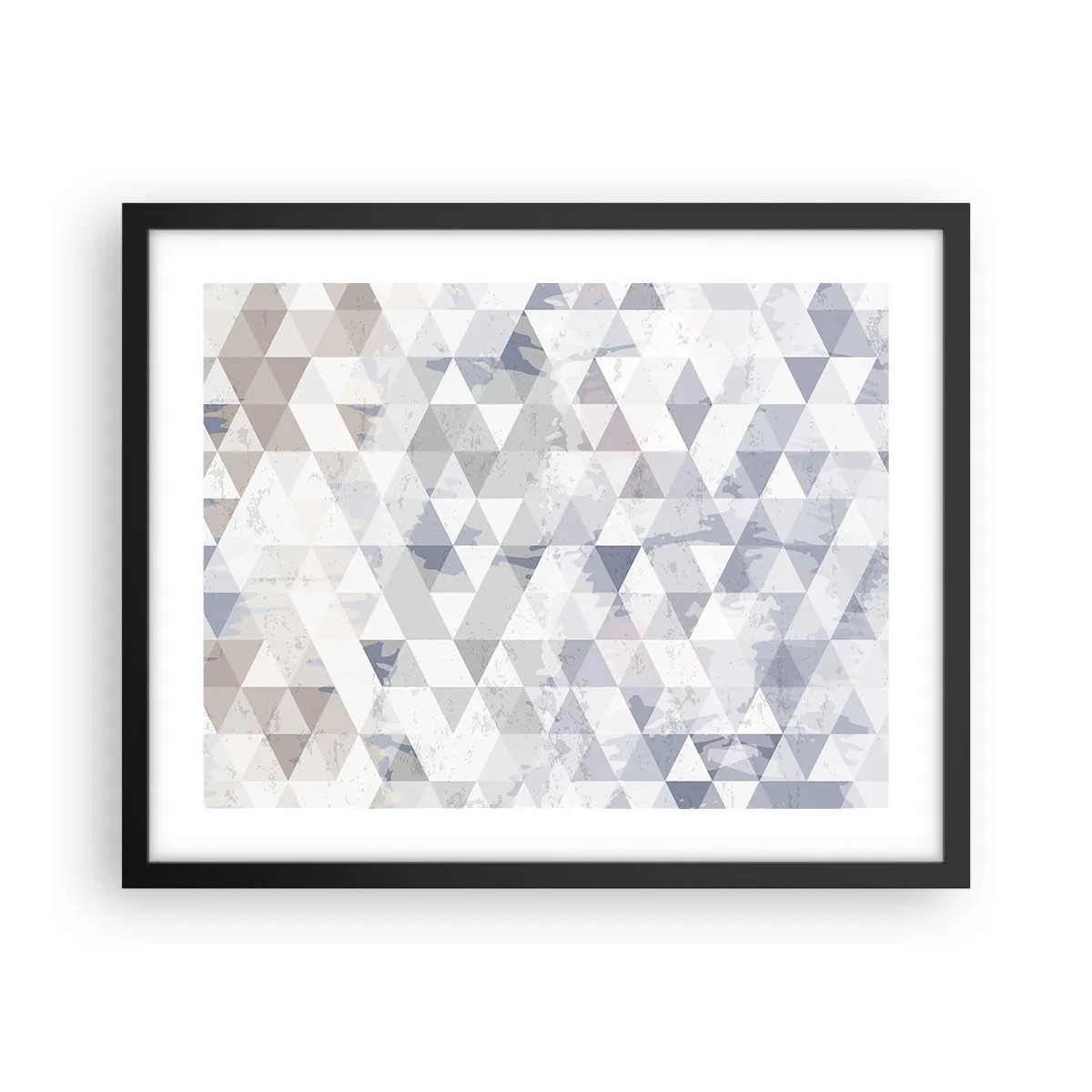 Poster in een zwarte lijst - In ritme op drie - 50x40 cm