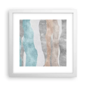 Poster in een witte lijst - Een studie van nabijheid - 30x30 cm