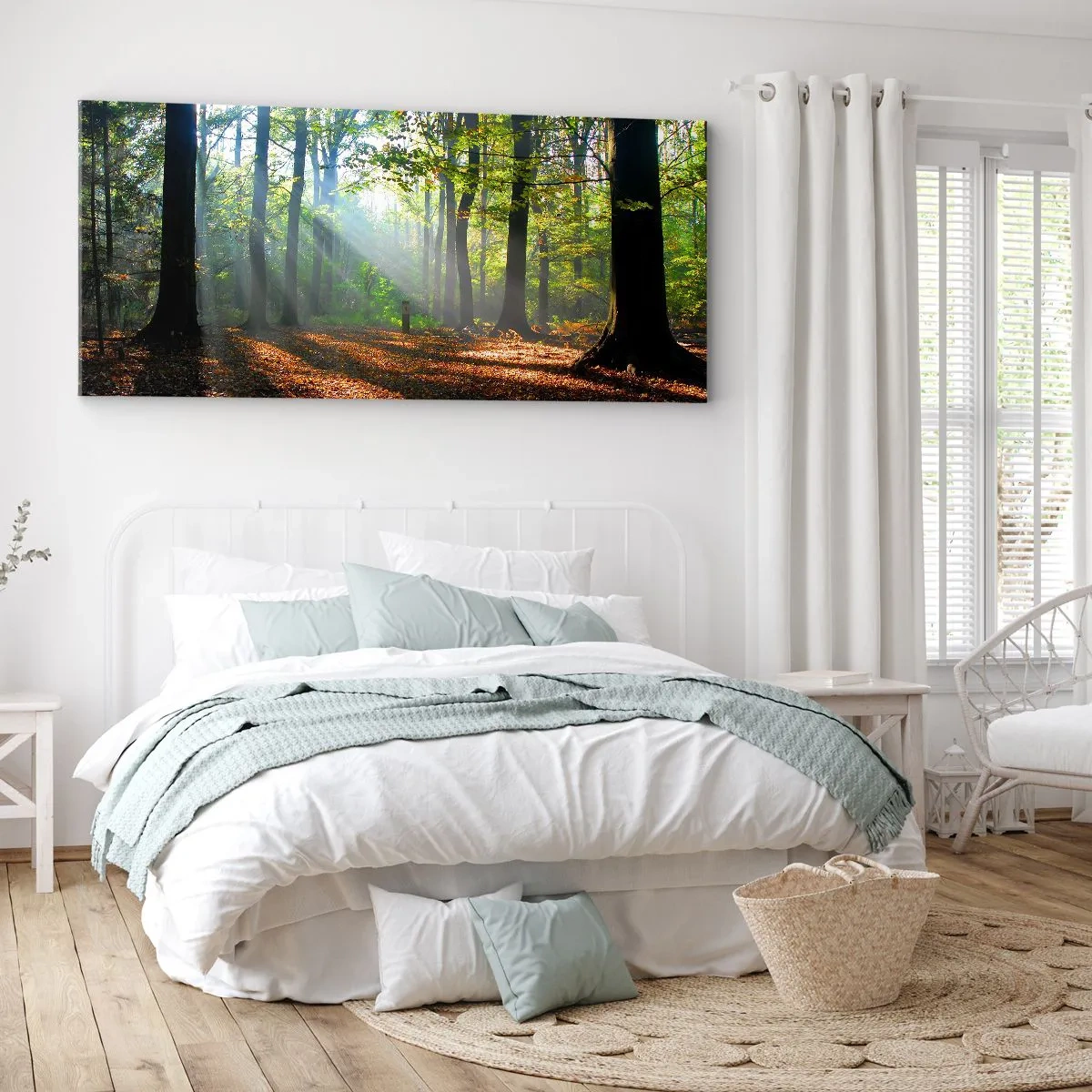 Schilderen op canvas - Lichten en schaduwen - 160x50 cm