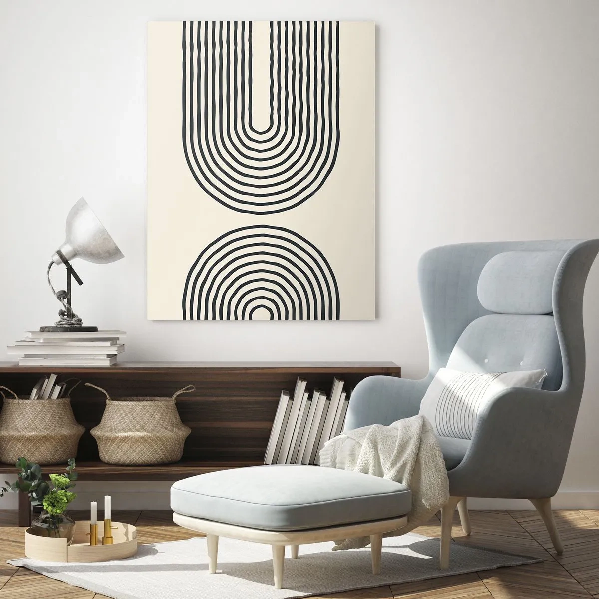 Schilderen op glas - In een ogenblik ... - 50x70 cm